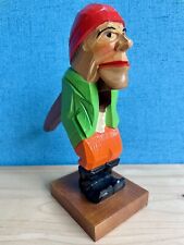 German Fisherman Wood Hand Carved Nutcracker picture