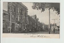 Canton Pennsylvania Main Street city scene of business dist 1907 PA view POSTED picture