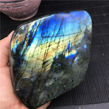 755g Super labradorite Polished furnishing articles Color flash Healing  X564 picture