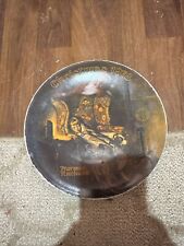 Vintage Norman Rockwell Collector Plate Christmas Dream Christmas 1978 picture