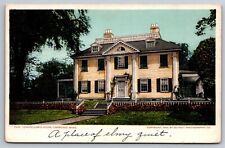Cambridge MA Massachusetts Postcard Longfellows House Exterior c1907 picture