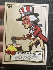 ‘52 Design George Washington Baseball Card Art Print Trading Card  - by MPRINTS picture