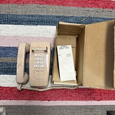 1986 Vintage AT&T Traditional 100 Beige Push Button Phone FOR PARTS NOT WORKING picture