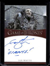Ian Whyte 2019 Rittenhouse Game Of Thrones Auto Inscribed 