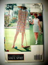 Miss Vogue Sport 8077 Very Easy Pattern Dress Skirt Top Size 12 14 16 UNCUT 1991 picture