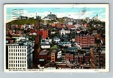 Cincinnati OH-Ohio, Mt Adams Incline c1927 Vintage Souvenir Postcard picture