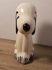 Vintage Large Heavy Ceramic Peanuts Snoopy Figure 7 1/2