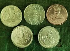 Set of 11 Mardi Gras Coins Pristine Mythology Gods Goddesses New Orleans picture