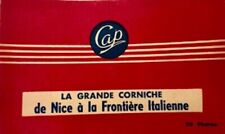 Rare Vintage La Grande Corniche de Nice a la Frontiere Italienne Photograph/Post picture