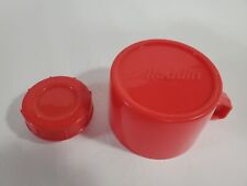 Vintage Aladdin Thermos Cup Lid Top Replacement Parts Red  picture