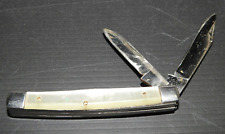 Vintage Sabre 2-Blade Pocketknife Knife 679 w/Faux Mother of Pearl Handle - Nice picture