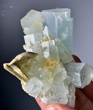588Cts Top Quality Terminated Aquamarine Crystals Bunch with Mica Pakistan picture