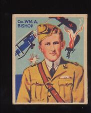 1933 National Chicle Sky Birds  Col. Wm. A. Bishop  # 26  series 48  1934 picture