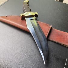 RARE MASSIVE NEVER CARRIED Vintage Rigid Custom Bowie Knife- Collectors item USA picture