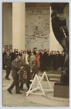 Patriotic~President Jimmy Carter @ War Memorial In Bayeux France~Vintage PC picture