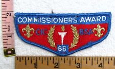 Vintage BSA CIC 1966 Commissioners Award Boy Scouts Patch picture
