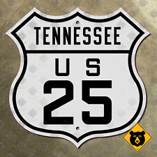 Tennessee US Route 25 highway marker road sign Cherokee National Forest 16x16 picture