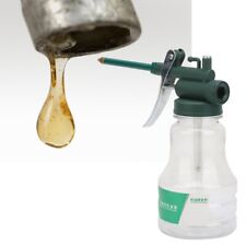 Transparent Pump Oiler Spray Long Beak Lubrication Oil Can Pot MV6 picture