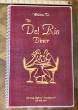 Vintage “DEL RIO DINER” Restaurant Menu Kings Hwy Midwood Brooklyn New York picture