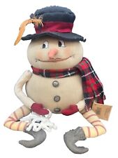 Vtg. Gathered Traditions Gallerie ll Joe Spencer Snowman “Frostbite” picture