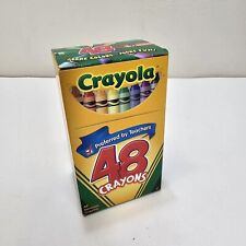 Crayola 48 Crayons Preferred by Teachers Original Box Open Unused 2006 picture