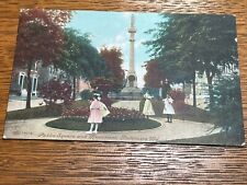 Antique Postcard Public Square & Monument Baltimore, MD Circa 1908 picture