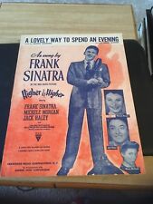 Vintage Sheet Music: A Lovely Way To Spend an Evening,Higher & Higher, Sinatra picture