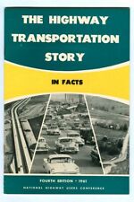 Vintage 1961 HIGHWAY TRANSPORTATION STORY in Facts National Highway Users Book picture