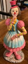 Vintage HERCO Clown Figurine by Herco Professional 7.5in Tall EUC picture