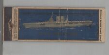Matchbook Cover - Navy Ship USS Saratoga CV-3 Bikini Target picture