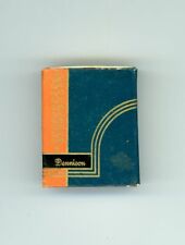 Labels Gummed Vtg Dennison Art Deco Design Box Empty Racing Lines Blue Orange picture