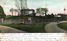 Vintage Postcard 1910 Town Farm Historical Landmark Building Norwalk Connecticut picture