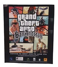 GTA Grand Theft Auto San Andreas PS2 2004 Magazine Print Ad Poster Official Art picture