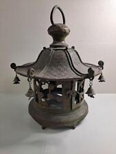 Old Vintage Copper Hanging Lanterns TURI TOUROU Large Height 31.5 cm / 12.4 in. picture