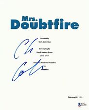 CHRIS COLUMBUS SIGNED MRS DOUBTFIRE SCRIPT FULL 134 PAGE SCREENPLAY AUTO BECKETT picture