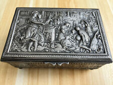 Antique Signed JB (Jennings Brothers) Jewelry/Trinket Hinged Box picture