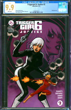 Triggergirl 6 Justice #2 Dave Johnson Variant Paperfilms 2023 CGC 9.9 picture
