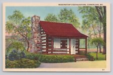 Postcard Washington's Headquarters Cumberland Maryland picture