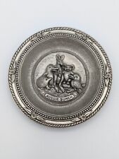 Vintage Aussie Bunch Small Pewter Wall Display Dish 3-1/2