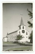 RPPC Catholic Church in CORNELL WI Wisconsin Real Photo Postcard picture