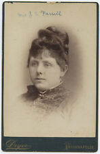 Cabinet Card Photo-Indianapolis-Mrs J R  Farrell-Lady-Close Up-Dryer Photo  picture