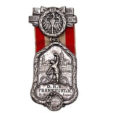 Pre WW1 Germany Scarce All Heil Bundestag 1911 D.R.B Frankfurt Award - Medal picture