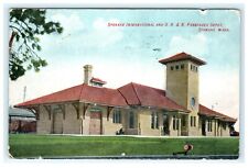 1918 Spokane International and O. R. & N Passenger Depot Spokane Washington picture