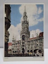 Vintage Postcard 1957 Marienplatz Mit Rathaus, Munich, Germany picture