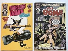 Fearless Dawn: The Bomb #1 A & 1B Lot Asylum Press 2023 NM-Steve Mannion Comics picture