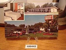 Postcard WI Poynette Scotts Motel Highway 51 unused 100442 picture