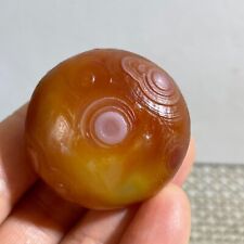 46g natural Bonsai Suiseki-Natural Gobi Agate Eyes Stone-Rare Stunning picture