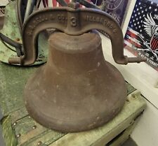 Antique 1886 C.S Bell & CO. # 3 Farm  Bell / School bell picture