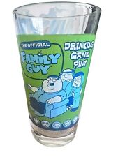 Official FAMILY GUY (2004) Drinking Game Pint Glass Collectible Barware picture
