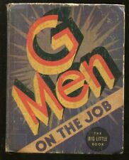 G-MAN-BIG LITTLE BOOK-#1168-1935-ON THE JOB-MILT YOUNGREN ART-good picture